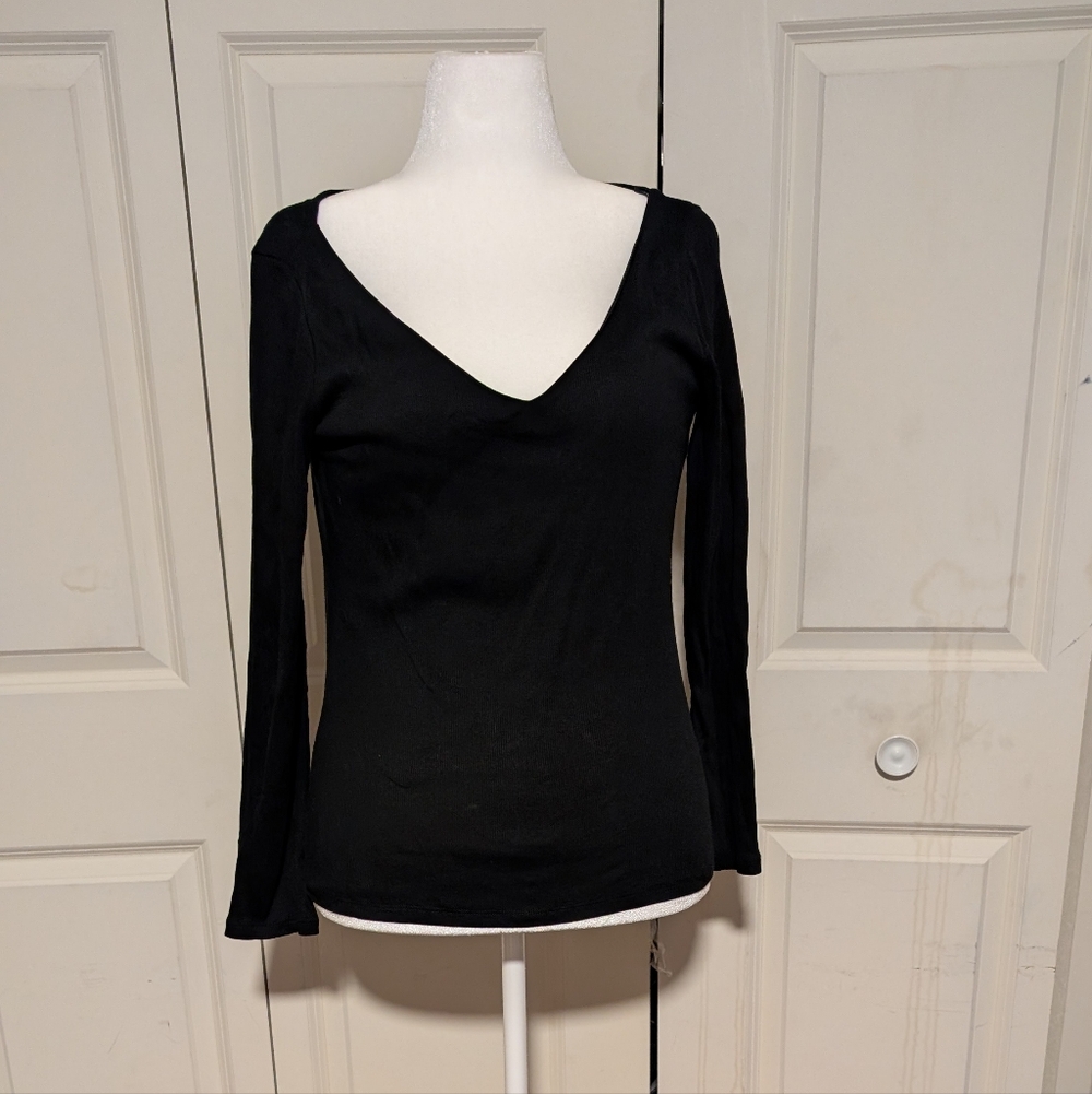 Zara Black Long Sleeve Women's Top